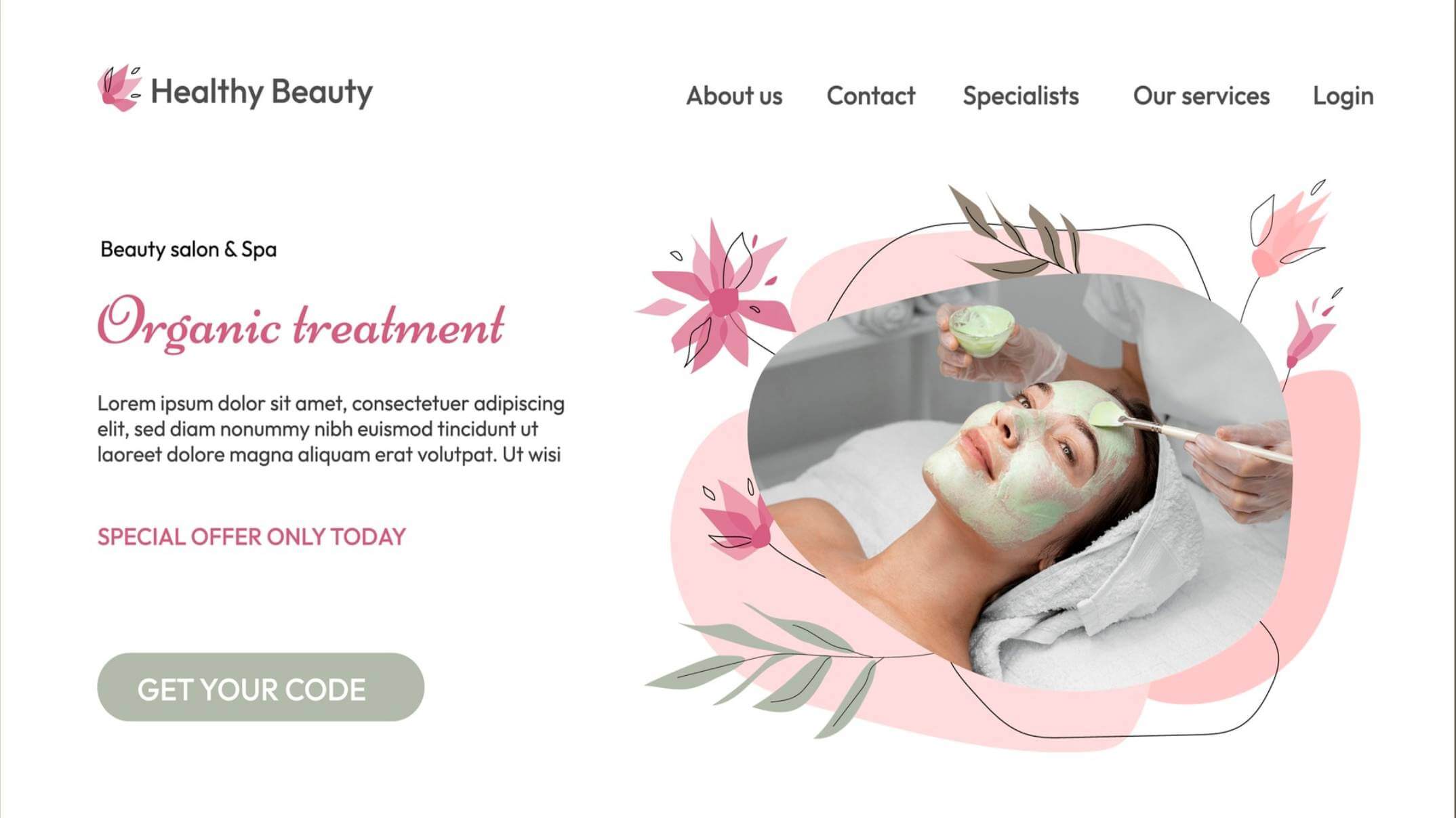 Beauty Saloon and SPA Website Design and Development Services, Hight-End and Premium Quality