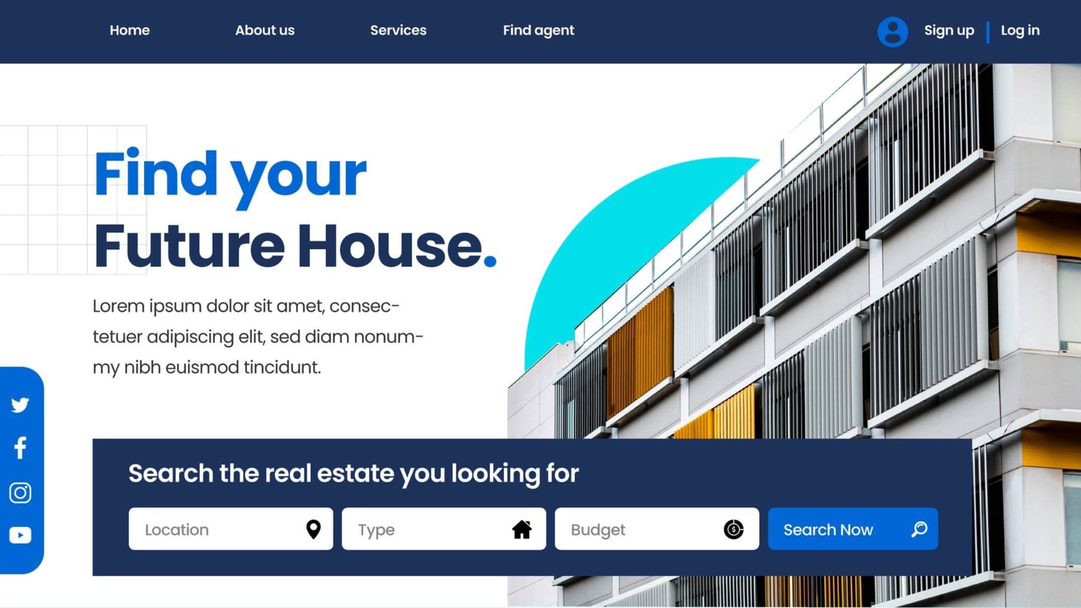 property dealer and property listing website design services affordable and premium quality